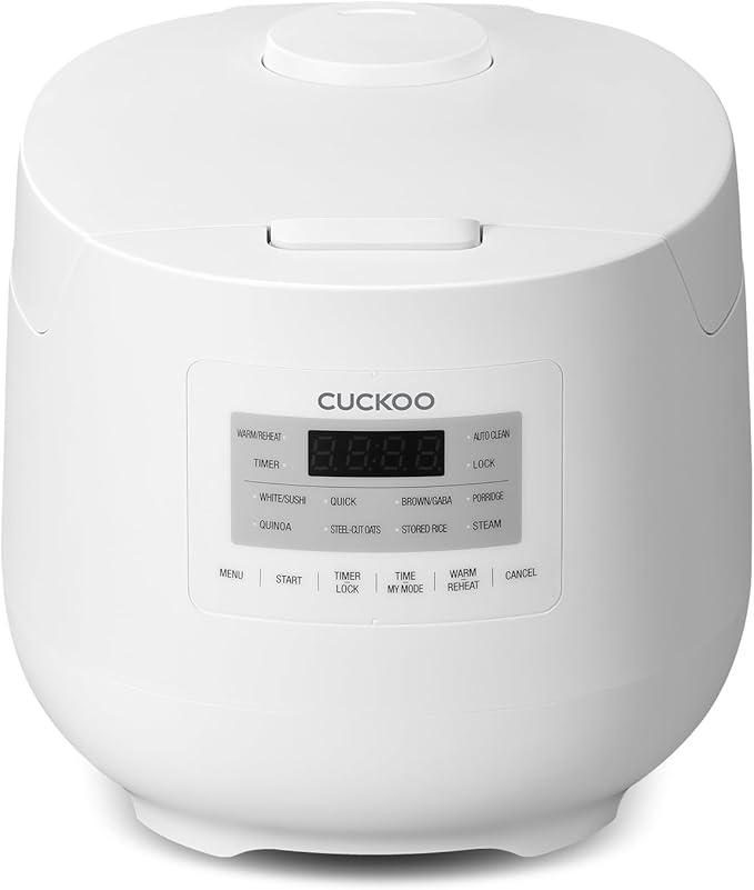 6-Cup / 1.5 Qt. (Uncooked) Micom Rice Cooker and Warmer, Steamer basket, 11 Operating Modes: White Rice, Brown Rice & More, Nonstick Inner Pot, Made in Korea, Small Rice Cooker, Multi Cooker, CR-0641F