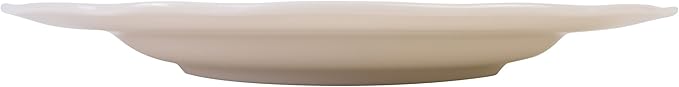 222 Fifth Luxe Peony Neutral Porcelain 12-Piece Dinnerware Set ??Service for 4, Includes Dinner Plates, Salad Plates & Cereal Bowls, Glossy Finish, Dishwasher Safe, for Daily Dining & Entertainment