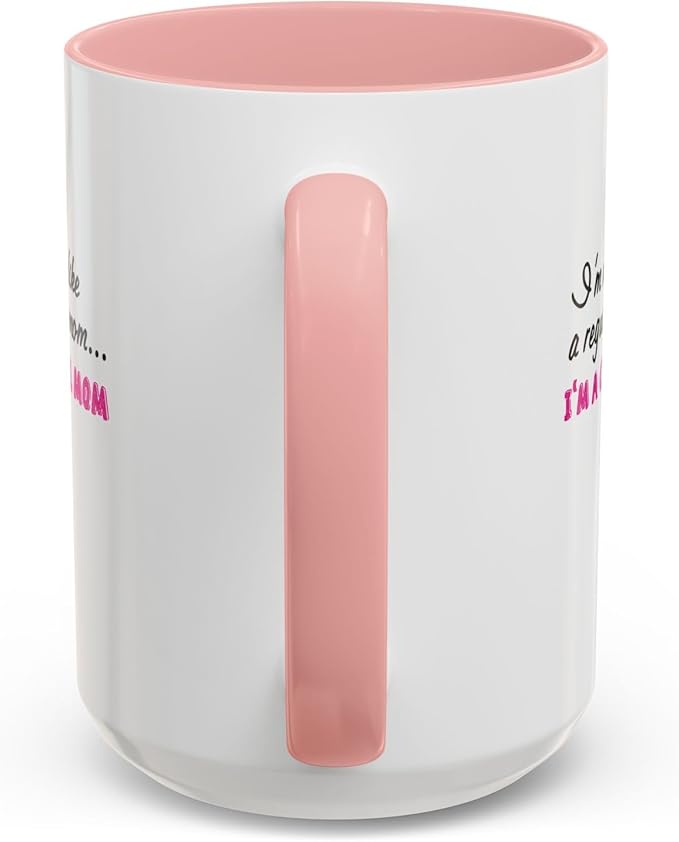 Cool Mom Accent Coffee Mug - Gift for Mother's Day, Birthdays, Coffee Lovers, Moms, Fun Kitchen Decor, Cool Regular Mom Cup