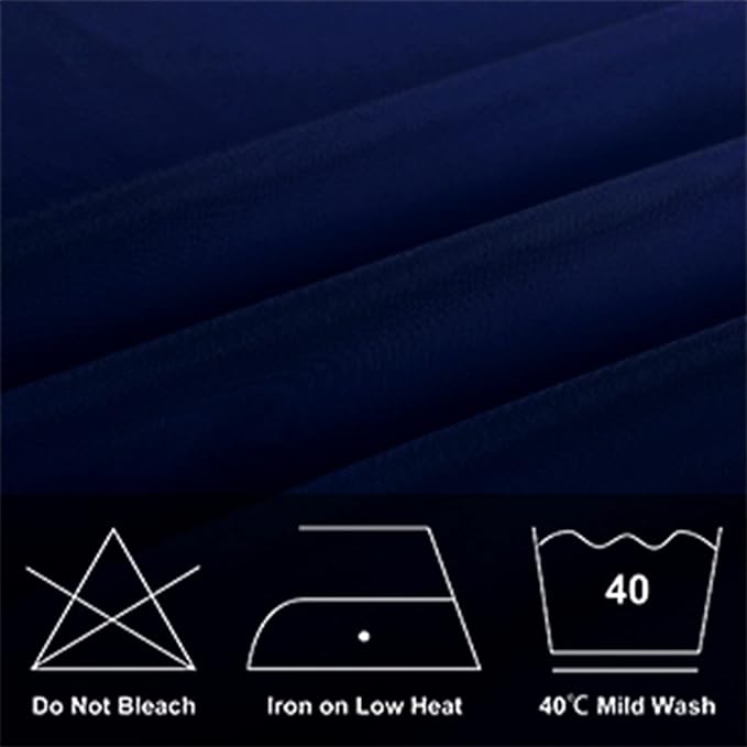 6 Pack Navy Blue Tablecloth 60 x 102 Inch Table Cloth for 6 Foot Rectangle Tables, Wrinkle Resistant Washable Polyester Fabric Table Covers for Party, Wedding,Dining,and Banquet