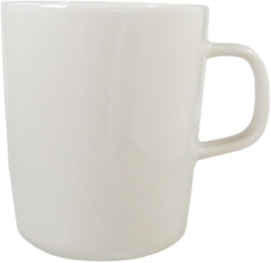 MARIMEKKO Oiva Mug ??Refine Your Kitchen D챕cor with Our Iconic White Stoneware ??Stylish & Classic White Ceramic Coffee Mugs to Elevate Your Dining Experience (8.8 oz)
