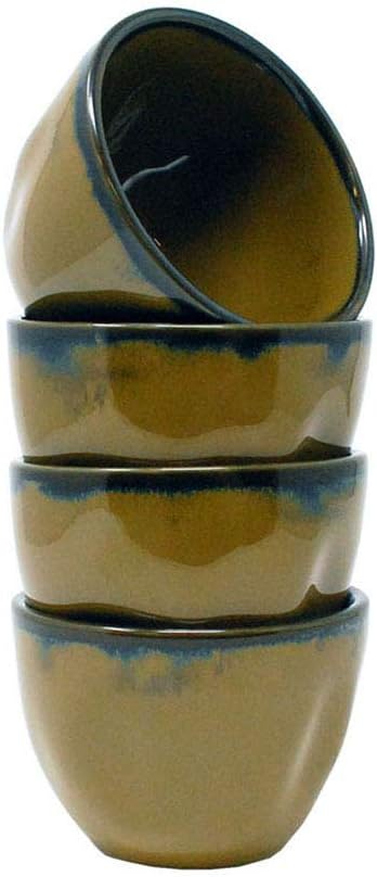 Artisan Reactive Glaze Bouillon Bowl, 12 1/2 oz, Mojave Olive; Heavy Duty; Chip Resistant; Lead and Cadmium Free; Freezer to Oven Safe up to 500F