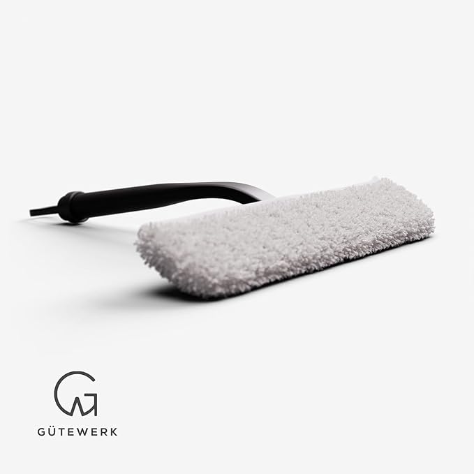 G횥TEWERK 2횞 Microfibre Cloths ??Accessory for 11" Squeegee ??Lint-Free, Streak-Free Cleaning for Car, Home, Kitchen, Windows & Glass ??Cloths Only, Squeegee NOT Included