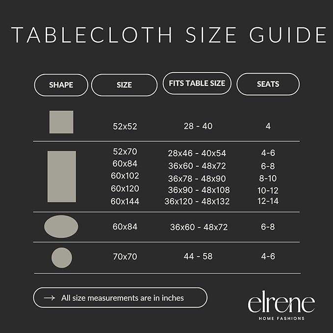 Elrene Home Fashions Caiden Elegance Damask Waterproof, Stain & Wrinkle Resistant Fabric Tablecloth, 60" x 120" Oblong/Rectangle, Red