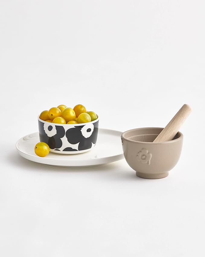 MARIMEKKO Oiva Dinner Plate ??Refine Your Kitchen D챕cor with Our Iconic White Stoneware ??Stylish & Classic White Porcelain Dinner Plates to Elevate Your Dining Experience (10-inch Diameter)
