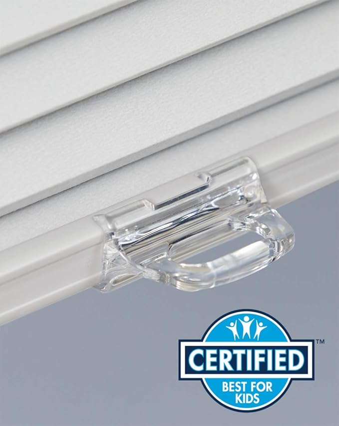 BlindsAvenue Cordless Top Down Bottom Up Cellular Honeycomb Shade, 9/16" Single Cell, Light Filtering, Cotton White, Size: 57" W x 72" H