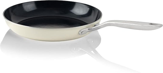 TeChef Collection 10" Ceramic Nonstick Frying Pan Skillet, Nontoxic - Free of PFAS, PFOA, PTFE, Made in Korea (10-in)