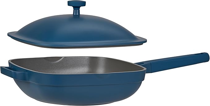Servappetit Cast Aluminum 3.1 qt Sautepan Navy w/Lid