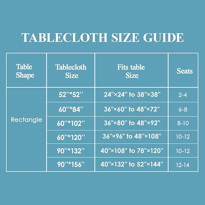 VidaFete Square Tablecloth 10 Pack52 x 52 Inch Tablecloths Stain Wrinkle Resistant Polyester Dining Table Cover for Kitchen Dinning Party Wedding Rectangular Tabletop Buffet Decoration(White)