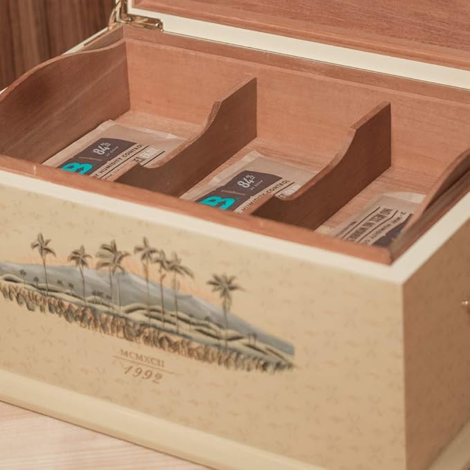 Boveda For Seasoning Two-Way Humidity Control Packs ??84% RH to Season a Wood Humidifier Box (Small- to Medium-Size, Up to 100-Count) ??Size 60 ??4 Pack in a Resealable Bag
