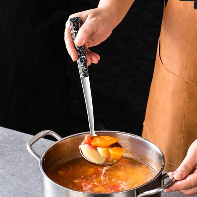 Stainless Steel Metal Serving Utensils - Set of Serving Spoons,Slotted Spoons, and Serving Tongs.serving fork,cake server