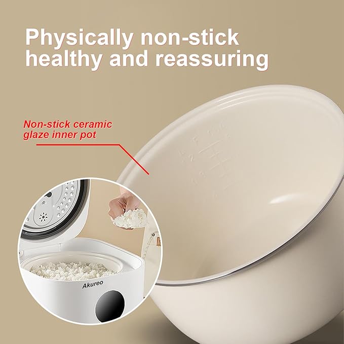 3L Healthy Low Carb Rice Cooker, Low Sugar Digital Steamer,Porridge,Soup,Quick Rice,White Rice,Stainless Steel Filter Basketï¼? Cooking Functions,24H Timer & Auto Keep Warm