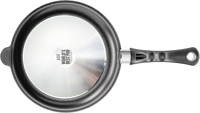 AMT Gastroguss The World쨈S [.] Casserole Frying pan for Induction, Diameter 26 cm, Height 7 cm, die-cast Aluminium, Lotan짰 Non-Stick Coating for Fat-Free-Frying, AMZN-I-726-US