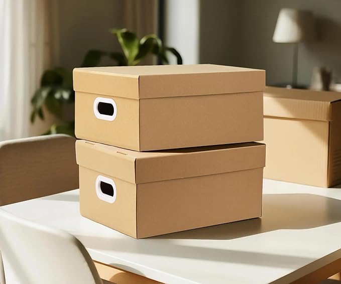 12 Pack Canning Jar Storage Boxes, 32 oz Mason Jar Storage Boxes with Dividers, Mason Jar Organizer with Handles