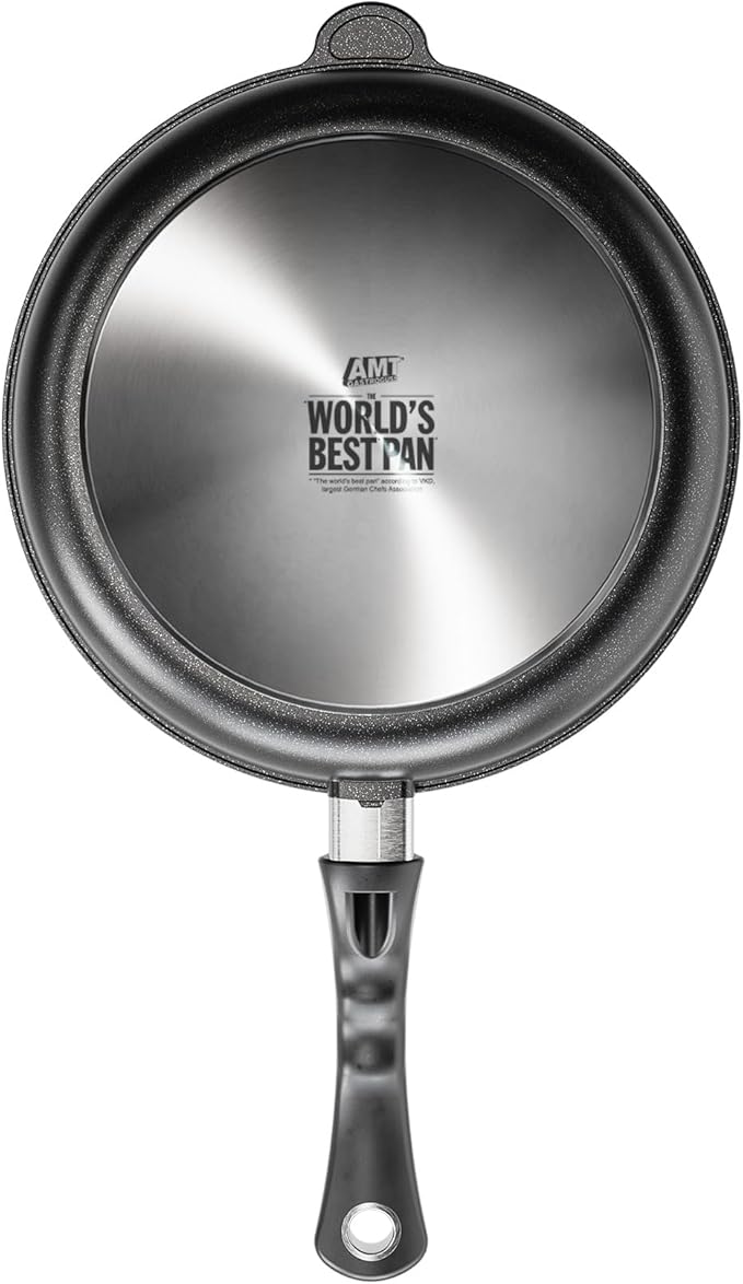 AMT Gastroguss The World쨈S [...] Frying pan Non-Induction, Diameter 26 cm, Height 5 cm, cast Aluminium (Aluminium), Lotan짰 Non-Stick Coating for Fat-Free-Frying, AMZN-526-US