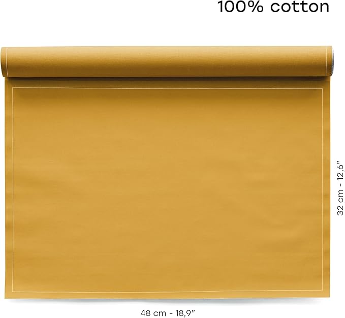 MY DRAP PLACEMAT (12 pack, curry)