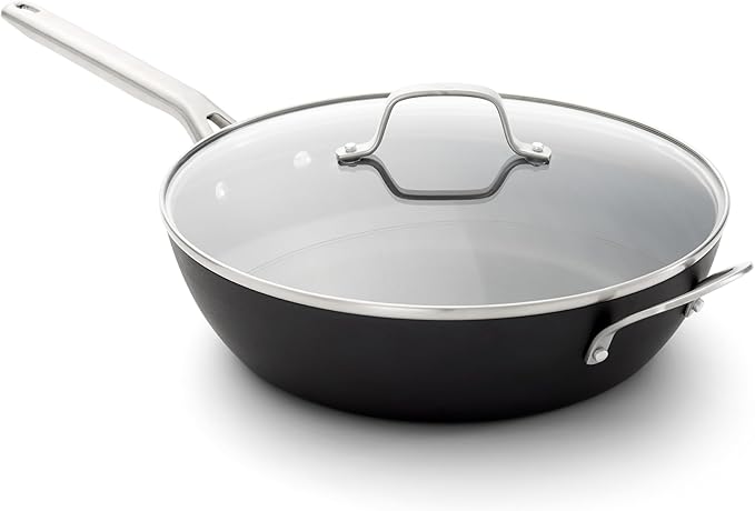 Calphalon짰 Hard-Anodized Nonstick 12" Jumbo Frying Pan with Lid