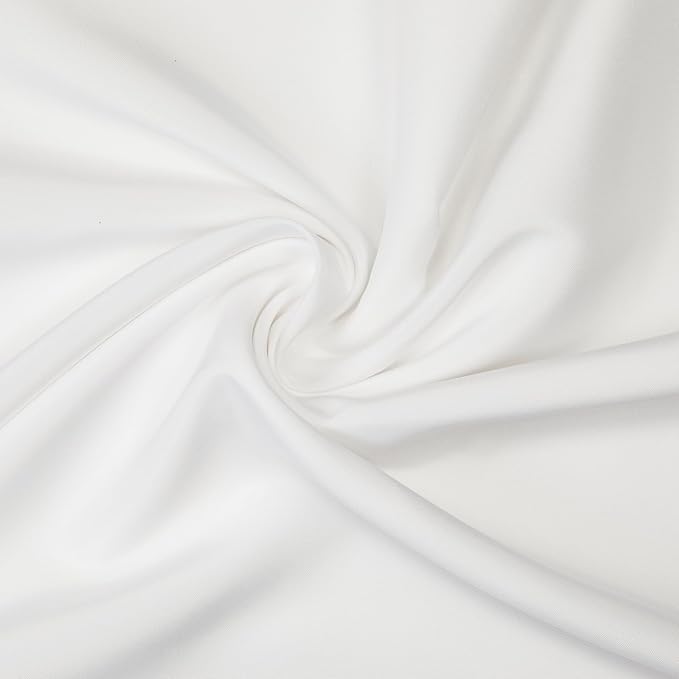 Gee Di Moda Rectangle Tablecloth - 60 x 102 Inch White Table Cloth for 6 Foot Rectangle Tables - Heavy Duty Washable Fabric - for Holiday Party, Dinner, Weddings, Baby Shower & Events