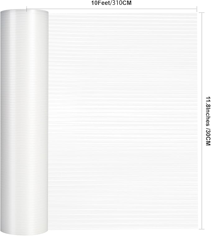 Shelf Liner, 11.8 Inches x 10 FEET Non-Slip Kitchen Cabinet Liner, Washable Oil-Proof Non-Adhesive Contact Paper for Kitchen Drawer, Cabinet, Shelves, Refrigerator, Storage, Desks, coutertops