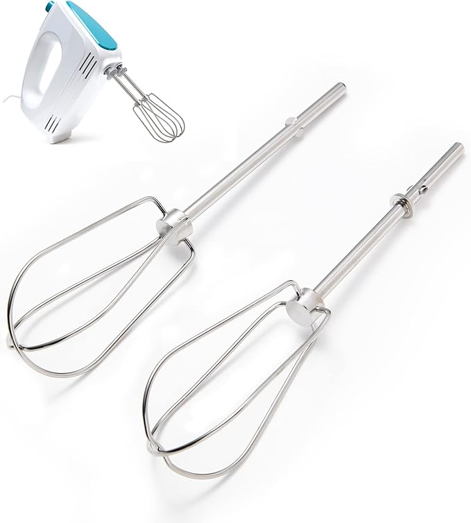 Hand Mixer Beaters Attachments for KitchenAid W10490648, KHM5APWH7, PS4082859