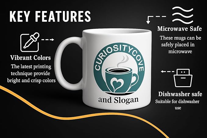 Personalized Coffee Mug | Custom Photo, Text, or Logo Cup (11oz, Purple Rim, Inner, and Handle) |Dishwasher & Microwave Safe |Unique Gift for Men & Women ?밫aza Personalizada