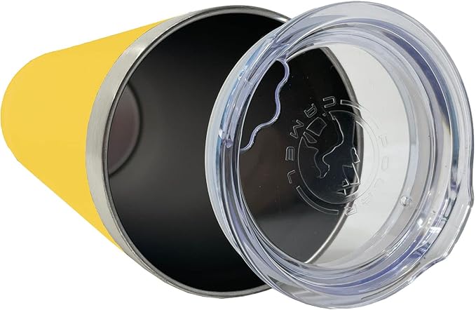 LaserGram 22oz Vacuum Insulated Skinny Tumbler, Gardening, Personalized Engraving Included (Yellow)