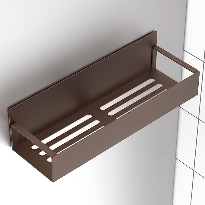 6 Pack Magnetic Spice Storage Rack Organizer for Refrigerator and Oven, Bronze Fridge Organizers and Storage
