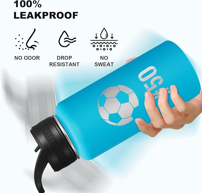 Personalized Laser Engraving Custom Water Bottle Print in USA 10 Pcs 32oz Double Wall Stainless Steel Leakproof Wide Mouth Cup with Flip Straw