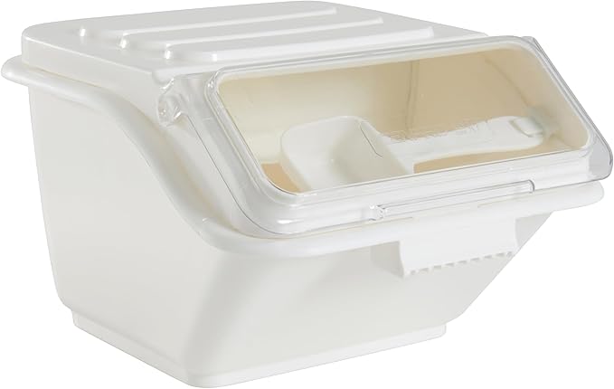 Ingredient Bin - 2.6 Gallon/40 Cup Capacity - Holds Up To 18 lbs. of Sugar or 12 lbs. of Flour - NSF (29A-004)