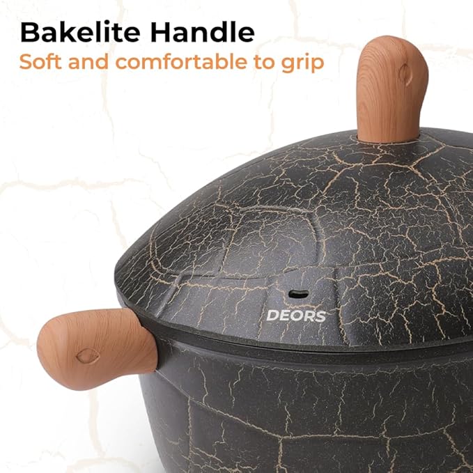 Bionic Turtle Design Nonstick Ceramic Dutch Oven Pot with Lid (6 qt, 10.2"), Non Toxic,PFAS & PFOA Free, Dishwasher Safe, Compatible with All Stovetops, Durable Cookware for Home Cooking