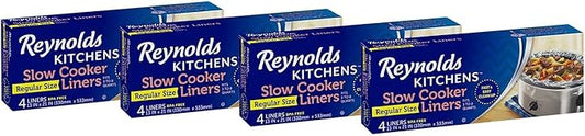 Reynolds Slow Cooker Liners, 4-Count (Pack of 4)