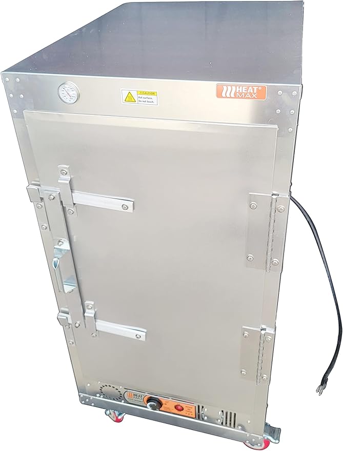 HeatMax 4 Foot Commercial Electric Food Warmer Holding Cabinet for Full Size Sheet Pans, Churches, Schools, Catering, Fully Assembled, Made in USA with Service and Support, 120V Plug