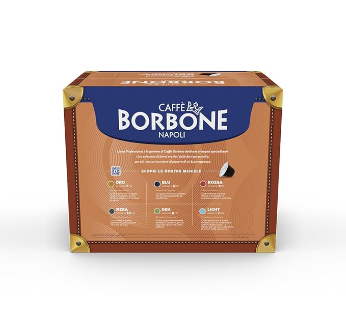 Caff챔 Borbone Red Blend Nespresso Compatible Espresso Coffee Pods, 100 Count Espresso Pods