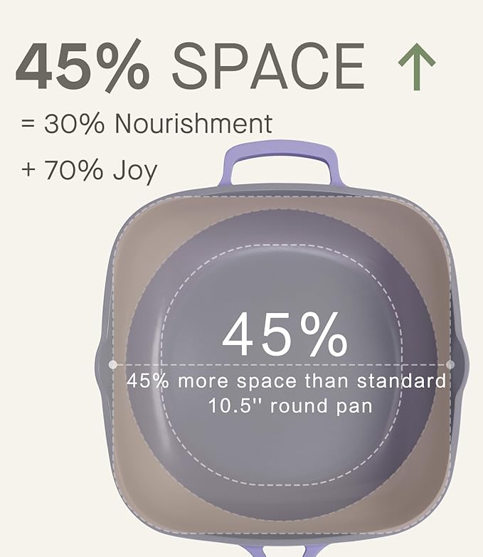 10.5 Inch(3.8QT) Ceramic Pan with Lid,Non Stick Frying Pans Cast Aluminum Deep Saut챕 Pans,Ti-Ceramic Non Toxic Pix Pan with Wooden Spatula and Scrubber-Morning Mist