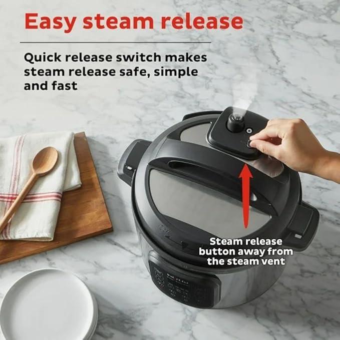 Instant Pot 8Qt Chef Series ??7-in-1 Multi-Cooker: Pressure, Slow, Rice & More ??Easy Meals Fast