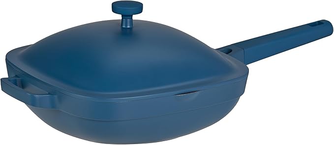 Servappetit Cast Aluminum 3.1 qt Sautepan Navy w/Lid