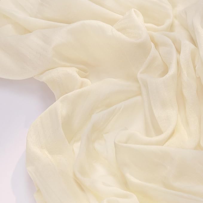 Socomi Beige Valentine's Day Cheesecloth Table Runner Boho Rustic Gauze 120 inch 10FT Cheese Cloth Runner for Wedding Party Baby Shower Birthday Home Decor Holiday Decorations