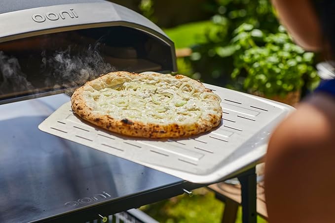 Ooni Koda 16 Natural Gas Pizza Oven - Ultimate Pizza Oven Bundle - Includes 14" Perforated Pizza Peel, Turning Peel and Koda 16 Cover