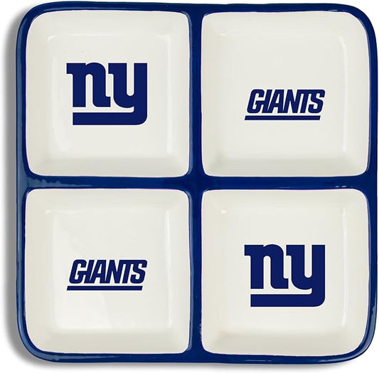 The Memory Company | Licensed NFL 4-Section Ceramic Plate