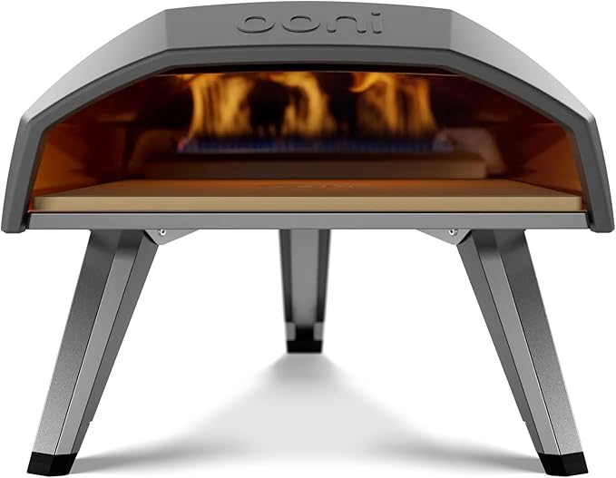 Ooni Koda 12 Gas Pizza Oven ??12" Outdoor Pizza Oven Cooks Pizza in 60 Seconds, Includes 28 mBar Regulator and Gas Hose, Propane Grill Reaches 950째F