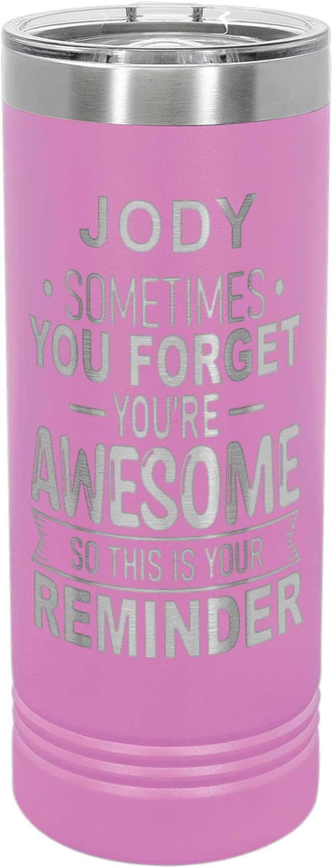 Personalized Inspirational Tumbler, Inspirational Gifts for Men Dad Father Wife Sister Women, Custom Birthday For Him Her, Customized You?셱e Awesome Tumbler, Teacher Coworker Gifts 22oz Light Purple