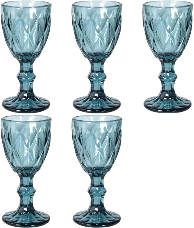 5-Piece Stemmed Cordial Glasses Set, Dishwasher Safe, Perfect for Tequila, Brandy Tasting, Weddings, and Bars (Style4,5pcs)