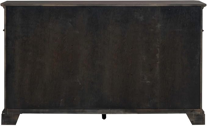 Liberty Furniture Grant Park Dining Room Wine Rack Buffet - White Oak Veneers - Cappuccino Brown