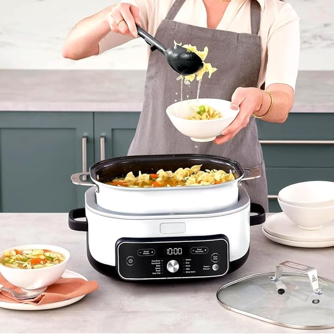 Ninja Foodi PossibleCooker 8.5Qt PRO Plus 11-in-1 Smart Cook System - Multi-Function Rice Cooker, Slow Cooker, Sous Vide with Thermometer - Electric Pot for Kitchen Appliances