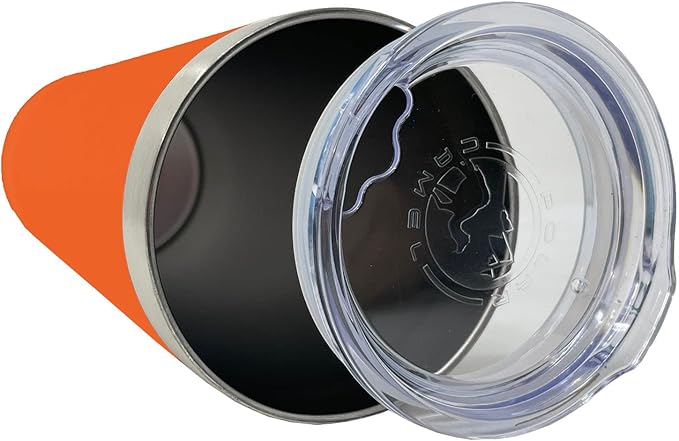 LaserGram 22oz Vacuum Insulated Skinny Tumbler, Gardening, Personalized Engraving Included (Orange)