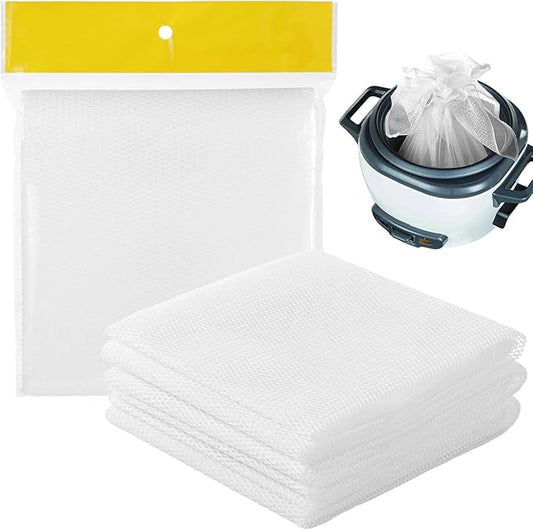 4 Pcs Rice Net, Sushi Rice Cooking Net, 43.3"×39.4" Fine Mesh Rice Cooker Napkins, Reusable Tetoron Rice Nets