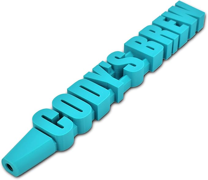 Custom Beer Tap Handle, Personalized Keg Handle for Kegerator and Craft Beers, Suitable for Home Brew, Bars, Kegs and Drafts - Teal