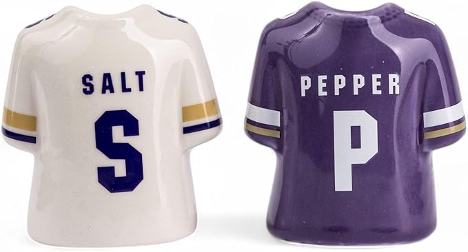 The Memory Company | Licensed NCAA Team Jersey Salt n Pepper Shakers