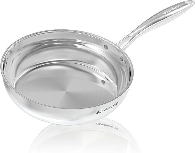 Sunhouse Pan for Cooking (FRY PAN (Chef Series), 8 inch)