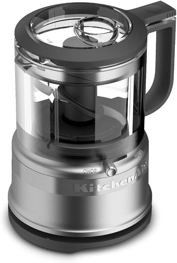 KitchenAid KFC3516CU 3.5 Cup Food Chopper, Contour Silver (Pack of 2)